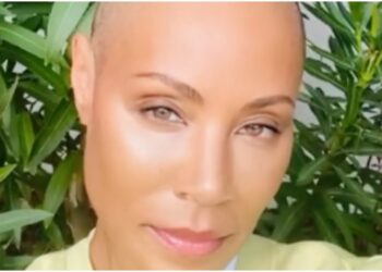 Jada Pinkett Smith shaved head bald