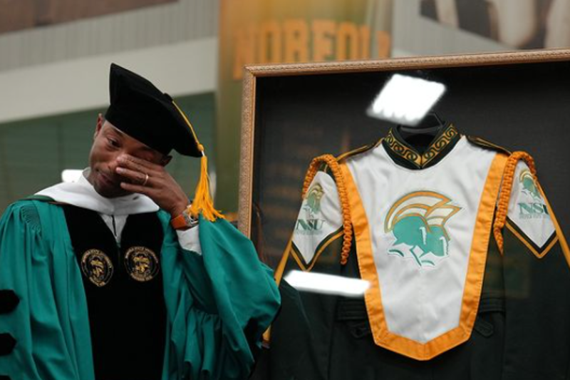Pharrell Williams Gets Emotional After Accepting Honorary Doctorate