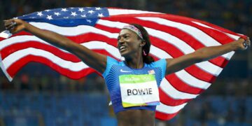 hometown, ceremony, death, True Vine Baptist Church, funeral, Olympic, gold medalist, Sandhill, Mississippi, Tori Bowie